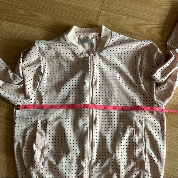 Touché LA x Morgan Stewart Light Pink Bomber Athletic Jacket XS - Picture 6 of 8